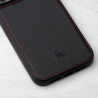 Aaronscase iPhone 14 Pro Leather Case (Wholesale/Manufacturer)