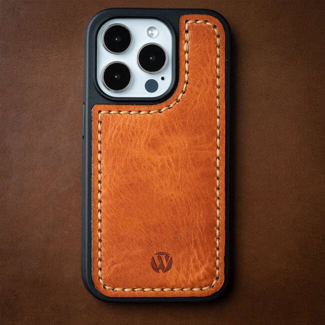Aaronscase Genuine Leather iPhone 14 Pro Case (Wholesale/Manufacturer)