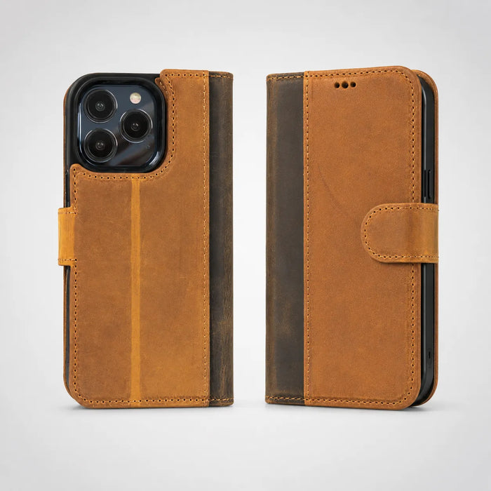 Aaronscase Echtes Leder iPhone 13 Pro Max Hülle (Großhandel / Hersteller)