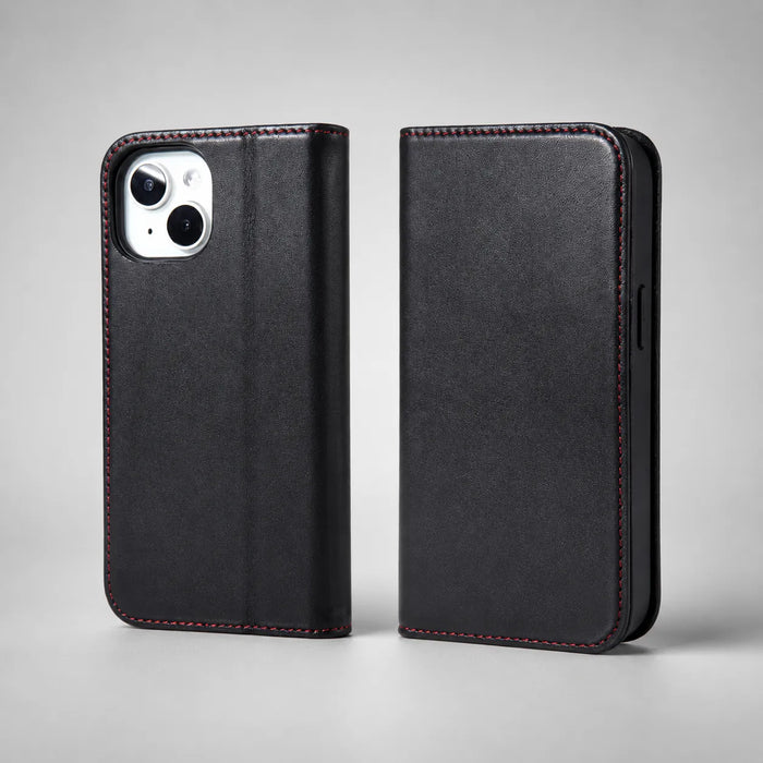 Aaronscase Handyhülle aus echtem Leder für iPhone 16 (Großhandel / Hersteller)