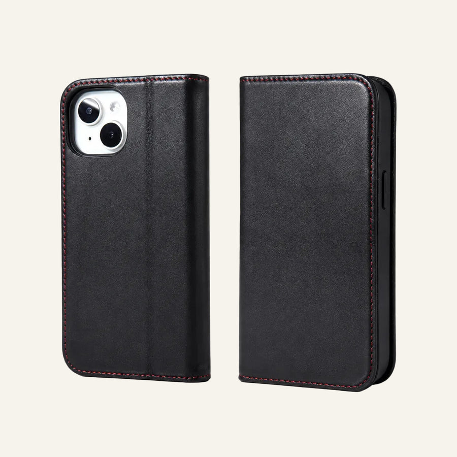 marca privada cuero genuino iPhone 16 funda fábrica (Fabricante mayorista/OEM)