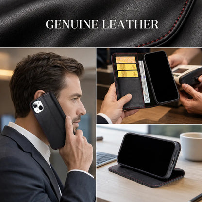 Private Label Genuine Leather iPhone 16 Case Factory (Wholesale/OEM Manufacturer)