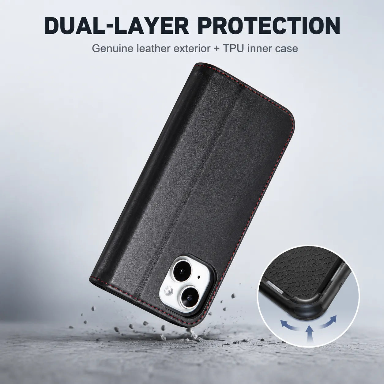 Private Label Genuine Leather iPhone 16 Case Factory (Wholesale/OEM Manufacturer)