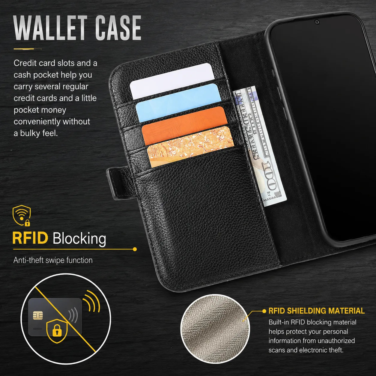 Genuine Leather iPhone 16 Pro Max Case (Wholesale/OEM Manufacturer)