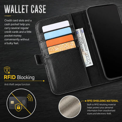 Genuine Leather iPhone 16 Pro Max Case (Wholesale/OEM Manufacturer)