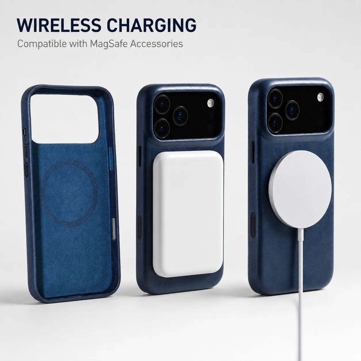 Genuine Leather Back Case for iPhone 17 Pro Max (Wholesale/OEM Manufacturer)