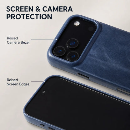 Genuine Leather Back Case for iPhone 17 Pro Max (Wholesale/OEM Manufacturer)