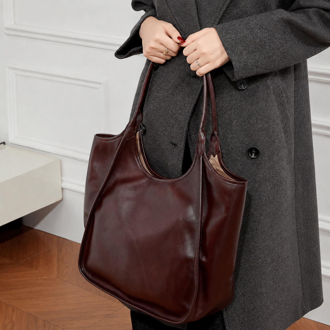 Large Genuine Leather Backpack - image 2