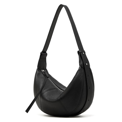Large Genuine Leather Hobo Shoulder Bag - image 6