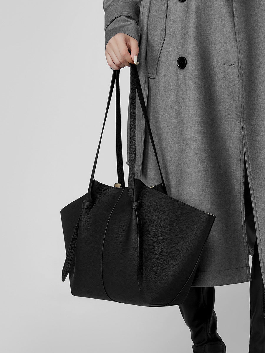 Large Genuine Leather Wing Tote Bag - image 5