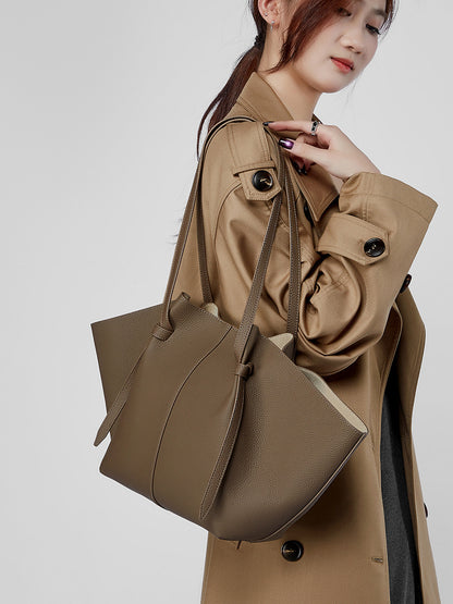 Large Genuine Leather Wing Tote Bag - image 6