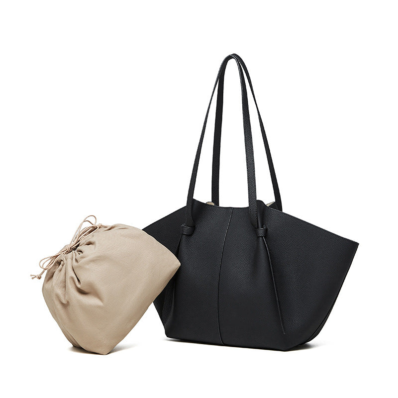 Large Genuine Leather Wing Tote Bag - image 7