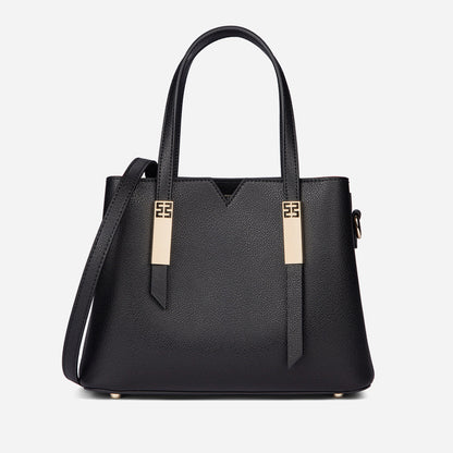 Large Genuine Leather Zip Tote Handbag - image 3