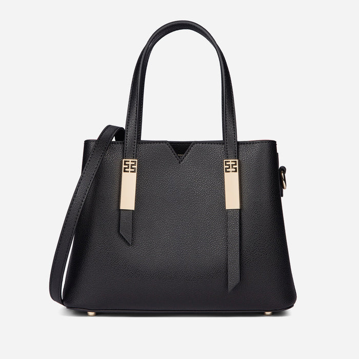 Large Genuine Leather Zip Tote Handbag - image 3