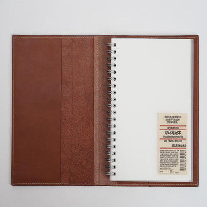 Aaronscase Genuine Leather Refillable Book Cover (Wholesale/Manufacturer)