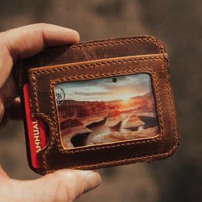 Aaronscase Genuine Leather Card Holder (Wholesale/Manufacturer)