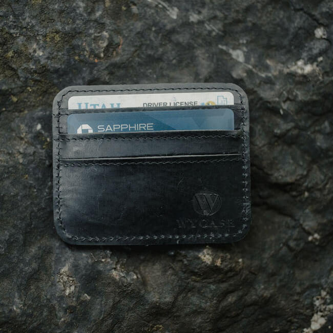 Aaronscase Genuine Leather Card Holder (Wholesale/Manufacturer)