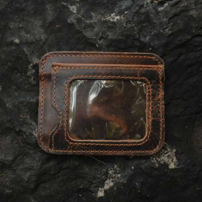 Aaronscase Genuine Leather Card Holder (Wholesale/Manufacturer)