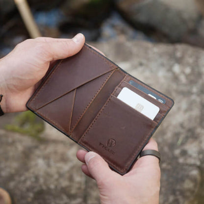 Aaronscase Genuine Leather Card Holder Wallet (Wholesale/Manufacturer)