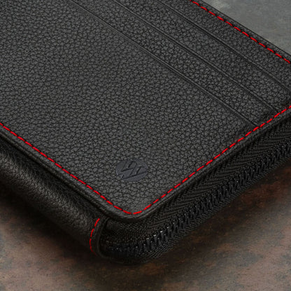 Aaronscase Genuine Leather Coin Purse with Zipper and Gift Box (Wholesale/Manufacturer)