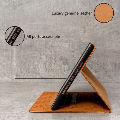 Aaronscase Genuine Leather iPad Case with Pencil Holder - Wholesale Manufacturer