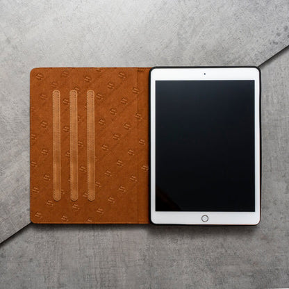 Aaronscase Genuine Leather iPad Case with Pencil Holder - Wholesale Manufacturer