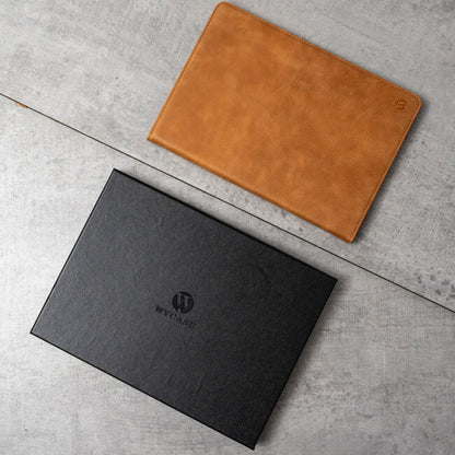 Aaronscase Genuine Leather iPad Case with Pencil Holder - Wholesale Manufacturer