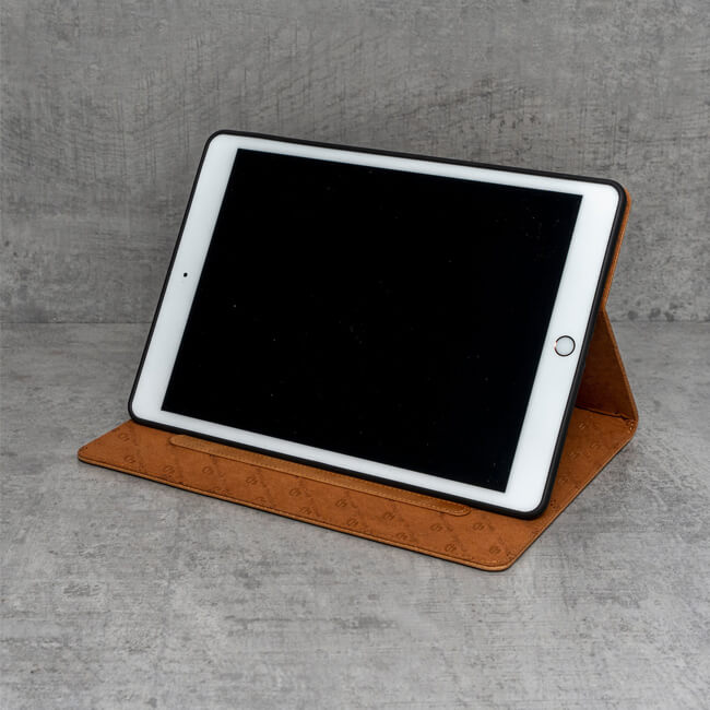 Aaronscase Genuine Leather iPad Case with Pencil Holder - Wholesale Manufacturer