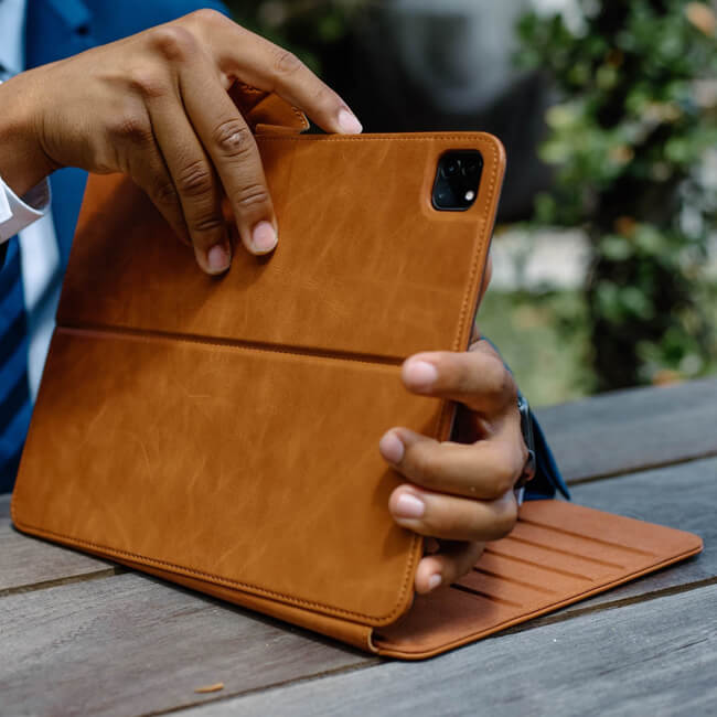 Aaronscase Genuine Leather iPad Pro Case & Cover (Wholesale/Manufacturer)