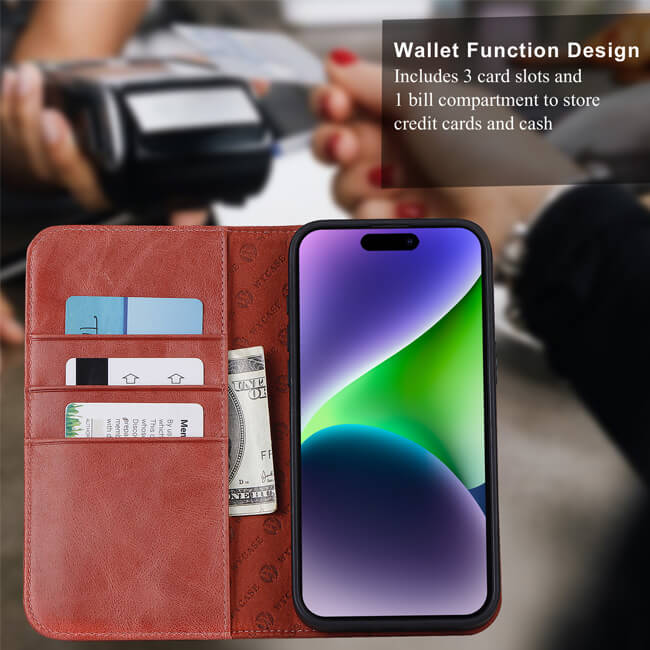 Aaronscase Handmade Genuine Leather iPhone 15 Case (Wholesale / Manufacturer)