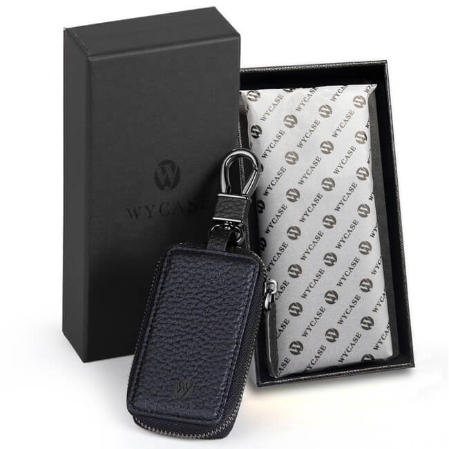 Aaronscase Genuine Leather Key Pouch Case (Wholesale/Manufacturer)