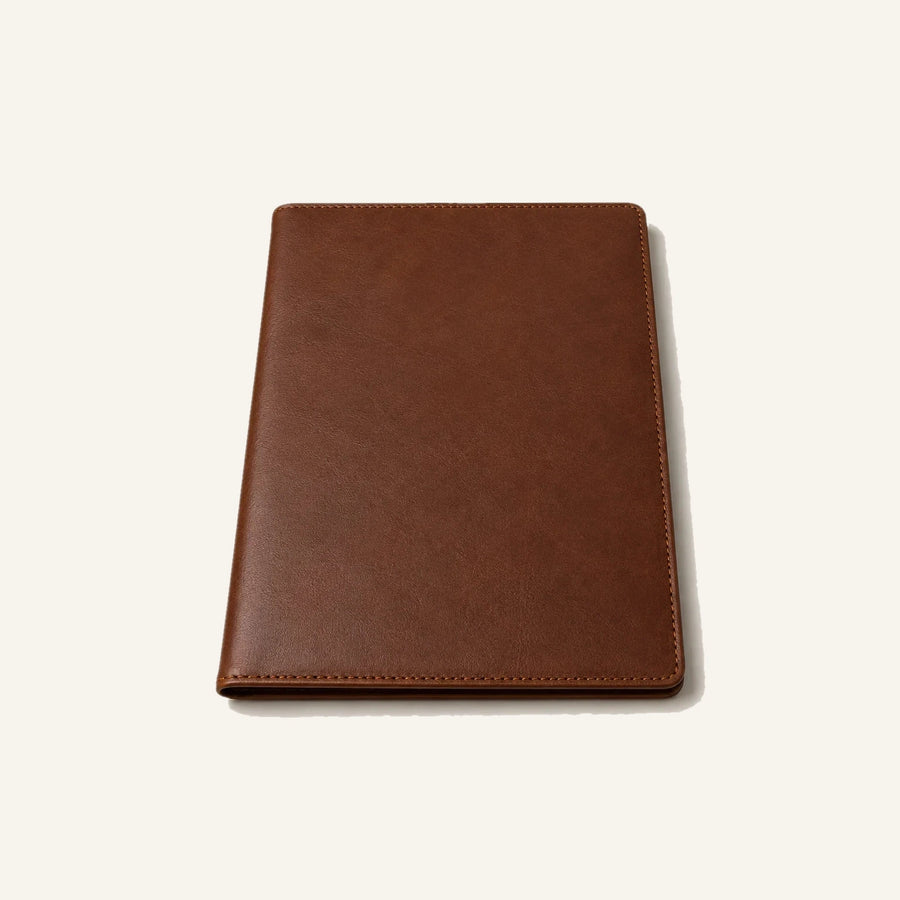 Leather Meeting Portfolio Notebook Folder (Wholesale/OEM Manufacturer) - #F6F3ED square main image