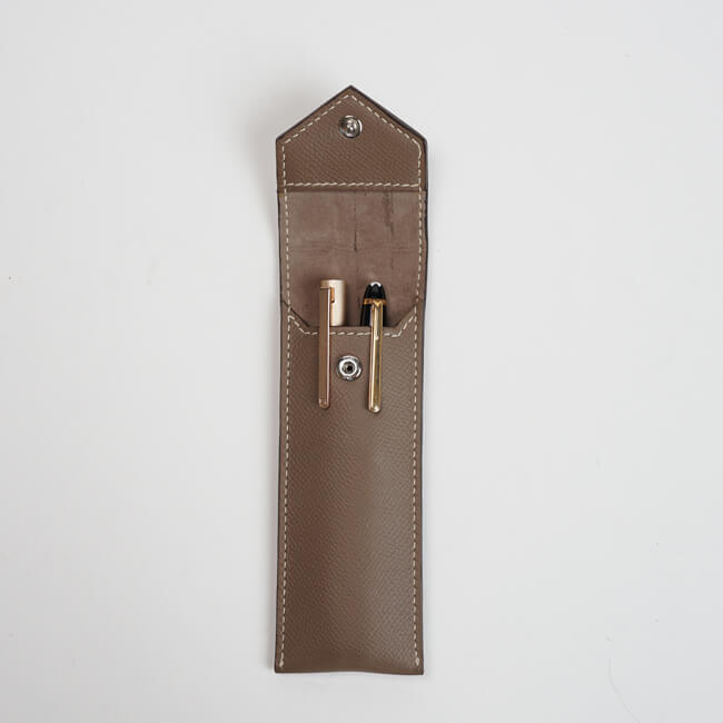 Aaronscase Genuine Leather Unique Pen Pouch (Wholesale/Manufacturer)