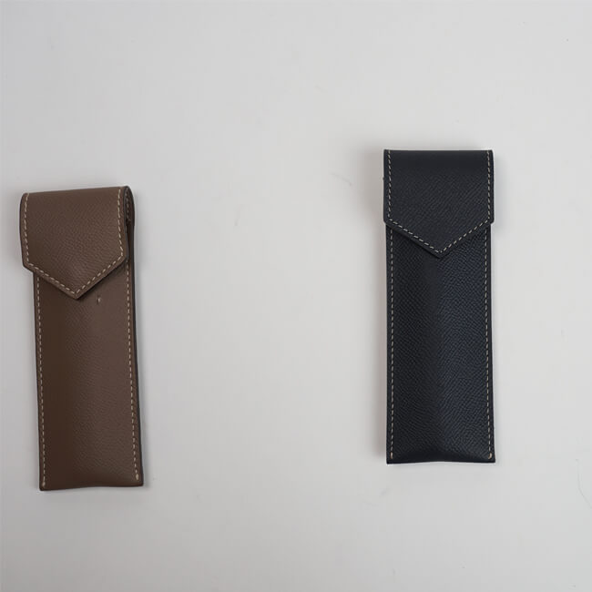 Aaronscase Genuine Leather Unique Pen Pouch (Wholesale/Manufacturer)
