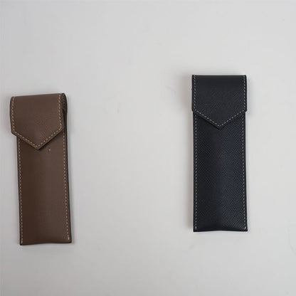 Aaronscase Genuine Leather Unique Pen Pouch (Wholesale/Manufacturer)