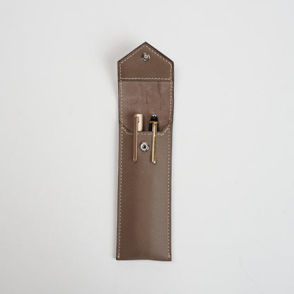 Aaronscase Genuine Leather Unique Pen Pouch (Wholesale/Manufacturer)