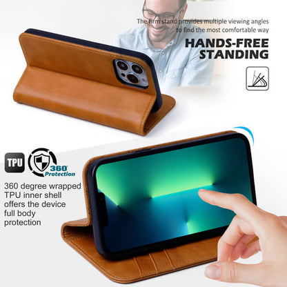 Aaronscase Genuine Leather iPhone 16 Case (Wholesale / Manufacturer)