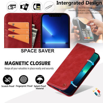 Aaronscase Custom Genuine Red Leather iPhone 15 Pro Max Case (Wholesale / Manufacturer)