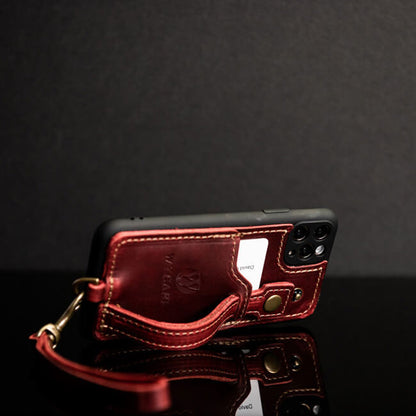 Aaronscase Genuine Leather Phone Case with Card Holder - Wholesale Manufacturer