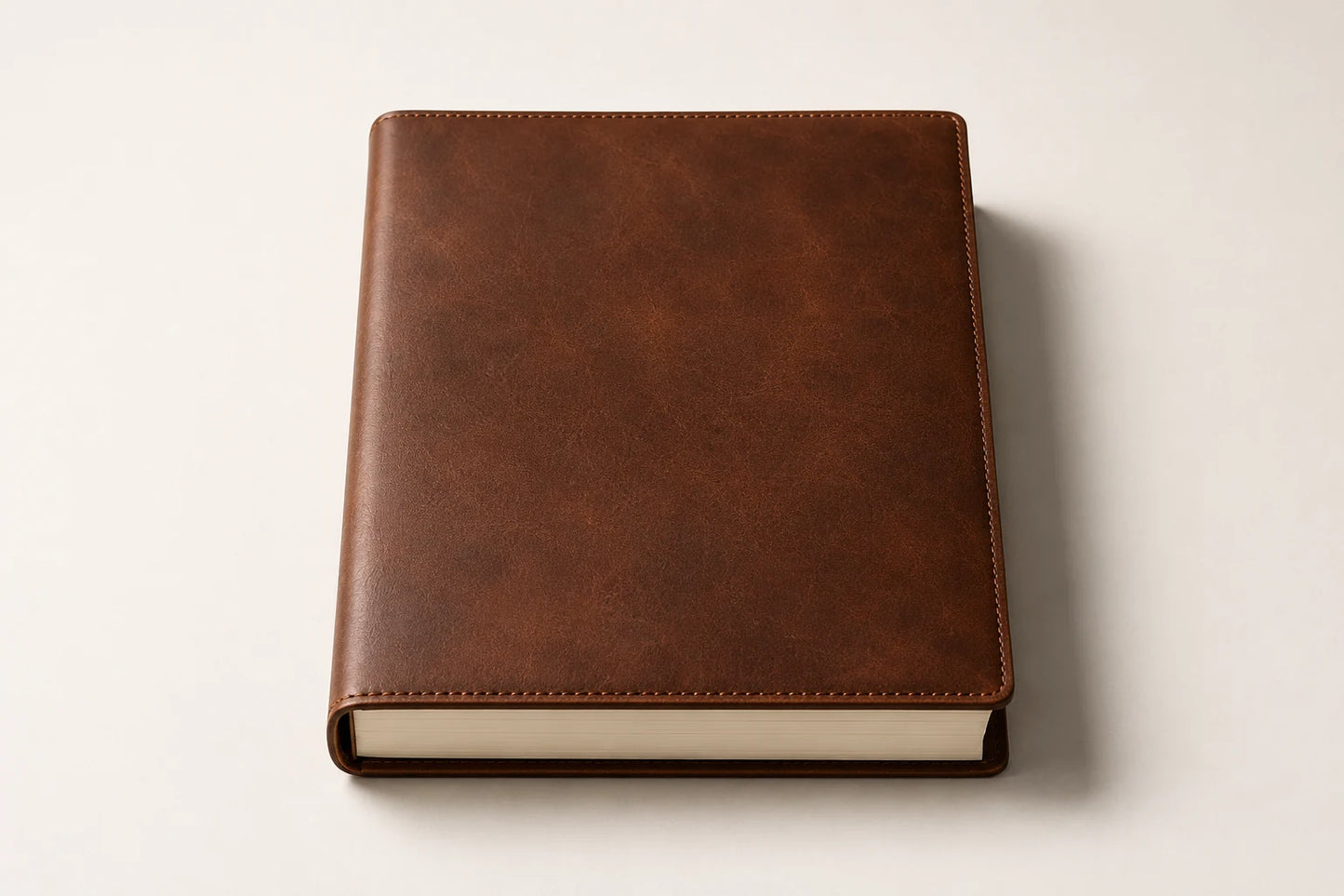Brown leather sketchbook cover for artists concept sample for wholesale OEM production