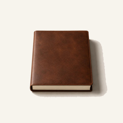 Leather Sketchbook Cover for Artists (Wholesale/OEM Manufacturer) - #F6F3ED square main image