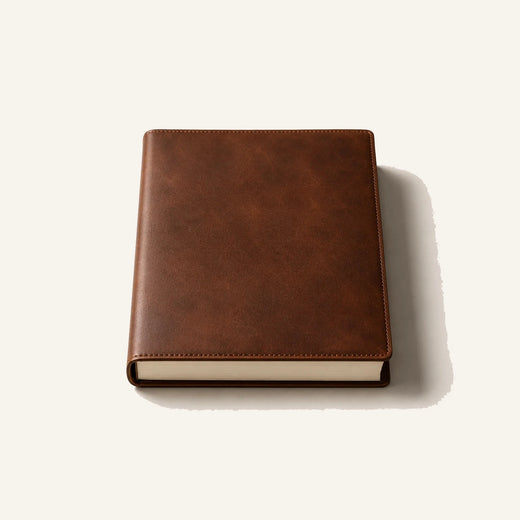 Leather Sketchbook Cover for Artists (Wholesale/OEM Manufacturer) - #F6F3ED square main image