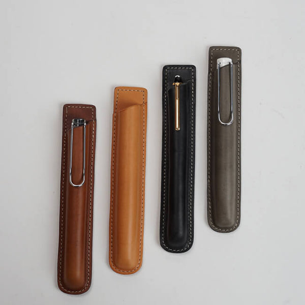 Aaronscase Luxury Leather Pen Case (Wholesale/Manufacturer)
