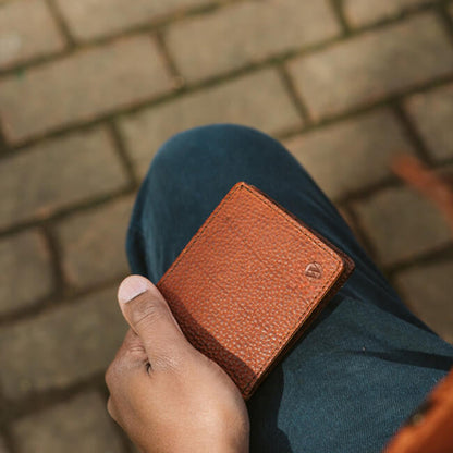 Aaronscase Genuine Leather Men's Card Holder Wallet (Wholesale/Manufacturer)
