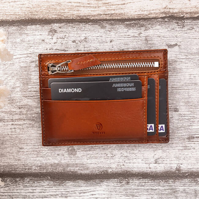 Aaronscase Genuine Leather Mens Wallet with Money Clip (Wholesale/Manufacturer)