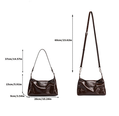 Mini Genuine Leather Crossbody Shoulder Bag - image 1