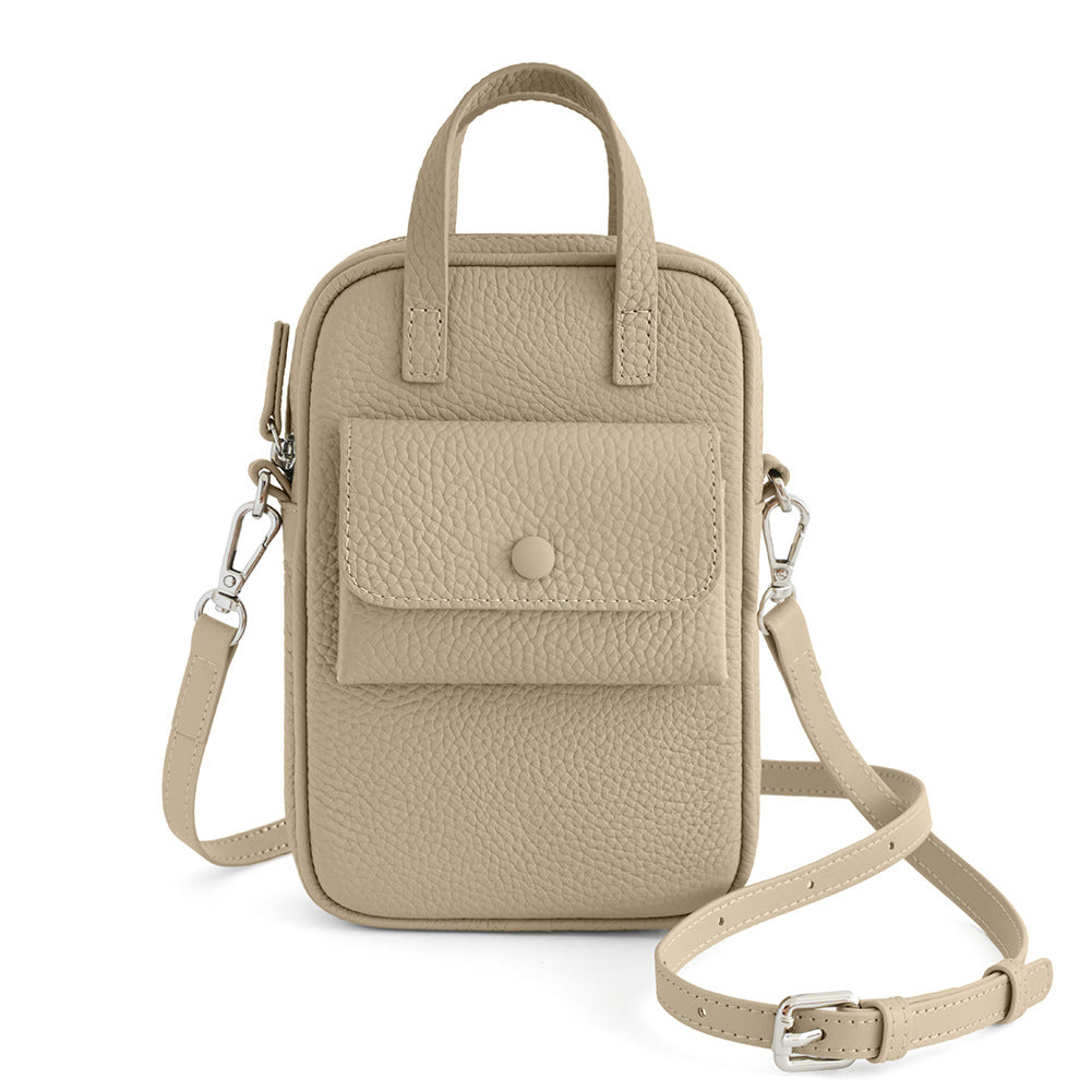 Mini Genuine Leather Phone Crossbody Bag - image 5