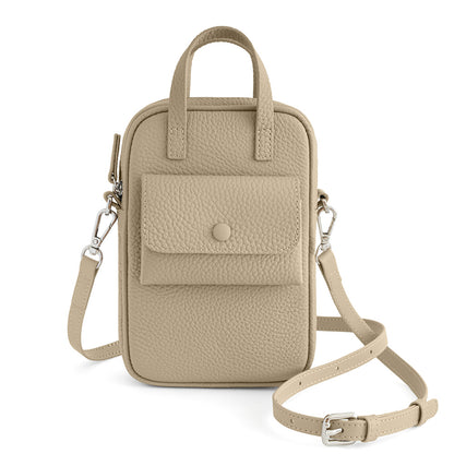 Mini Genuine Leather Phone Crossbody Bag - image 5
