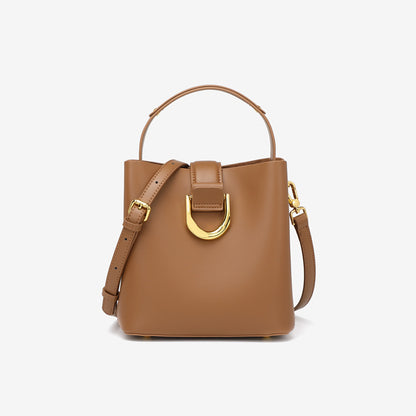 Mini Genuine Leather Top Handle Crossbody Bag - image 6