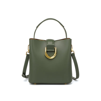 Mini Genuine Leather Top Handle Crossbody Bag - image 7